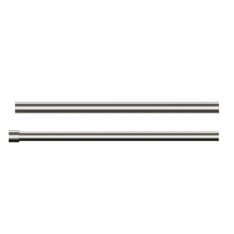 GoodHome Athens II dobbelt gardinstang 19 mm 240 cm med gråt afslutningsstykke