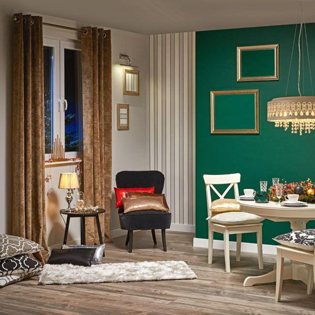 Enkelt gardinstang Colours Sonet 160 cm antikguld