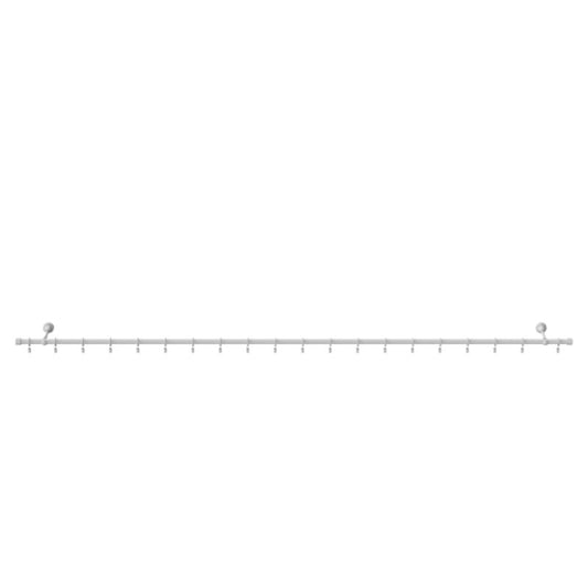 GoodHome Anafi enkelt gardinstang 19 mm 160 cm hvid