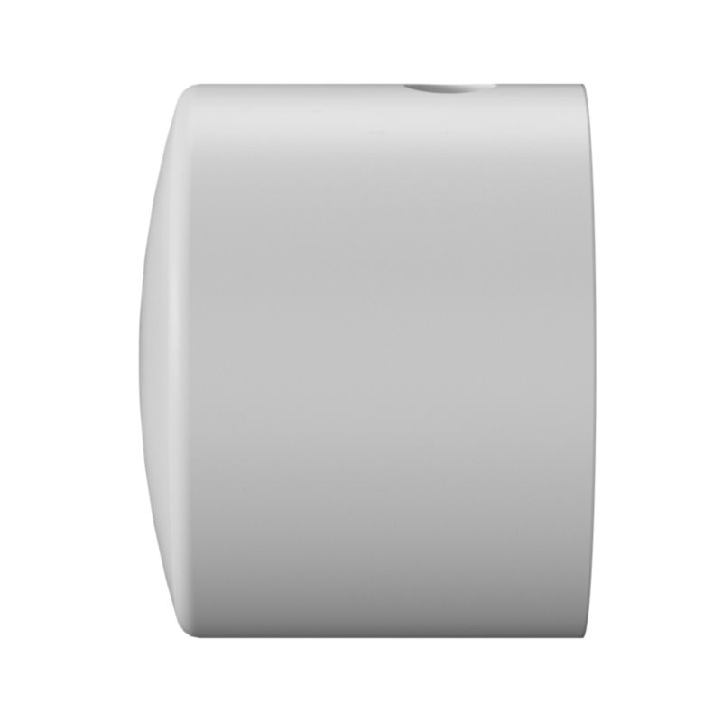 GoodHome Anafi enkelt gardinstang 19 mm 160 cm hvid