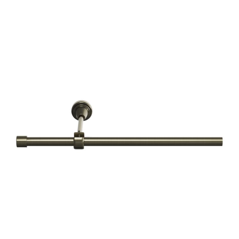 Goodhome Antiki enkelt gardinstang 16 mm 200 cm med kugle i guld