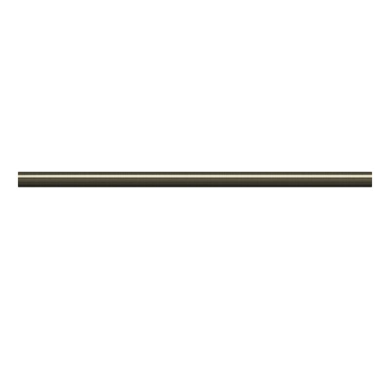 Goodhome Antiki enkelt gardinstang 16 mm 200 cm med kugle i guld