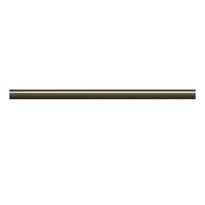 GoodHome Antiki enkelt gardinstang 19 mm 200 cm kegle guldfinish