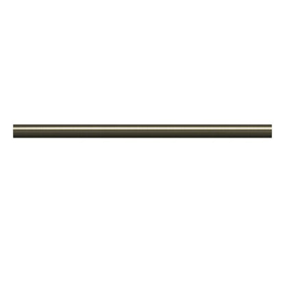 GoodHome Antiki enkelt gardinstang 19 mm 240 cm kegle guldfinish