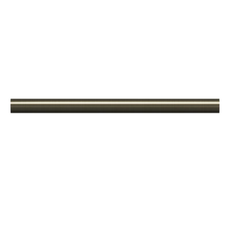 GoodHome Antiki enkelt gardinstang 25 mm 200 cm kegle guld