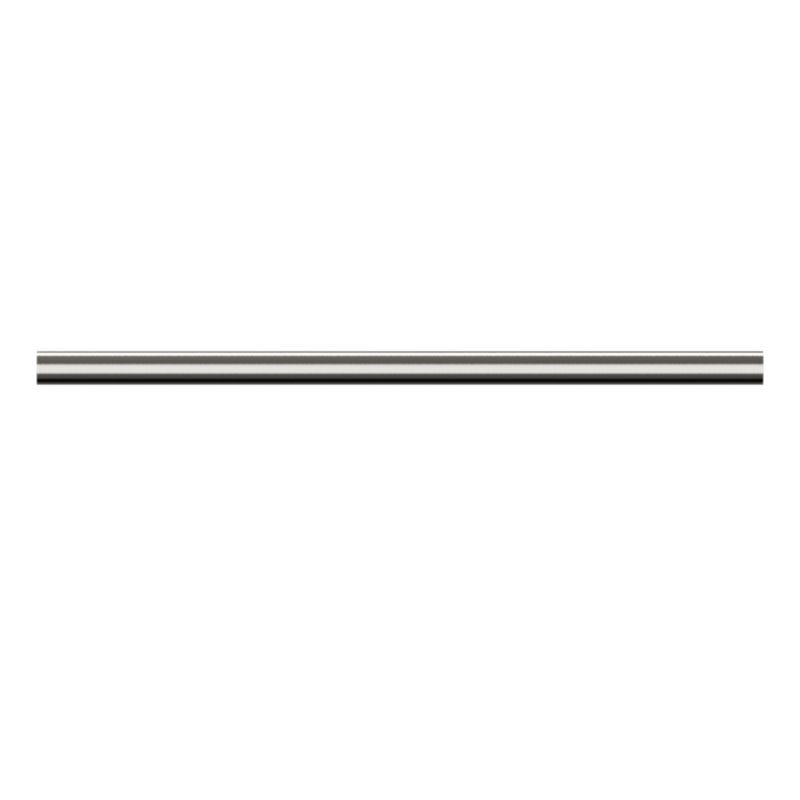 Goodhome Athens enkelt gardinstang 16 mm 160 cm kugle sølv