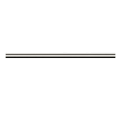Goodhome Athens enkelt gardinstang 16 mm 160 cm kugle sølv