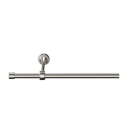 Goodhome Athens enkelt gardinstang 16 mm 200 cm med sølvkugle