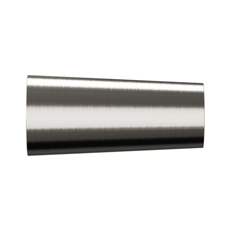 GoodHome Athens enkelt gardinstang 19 mm 240 cm kegle grå