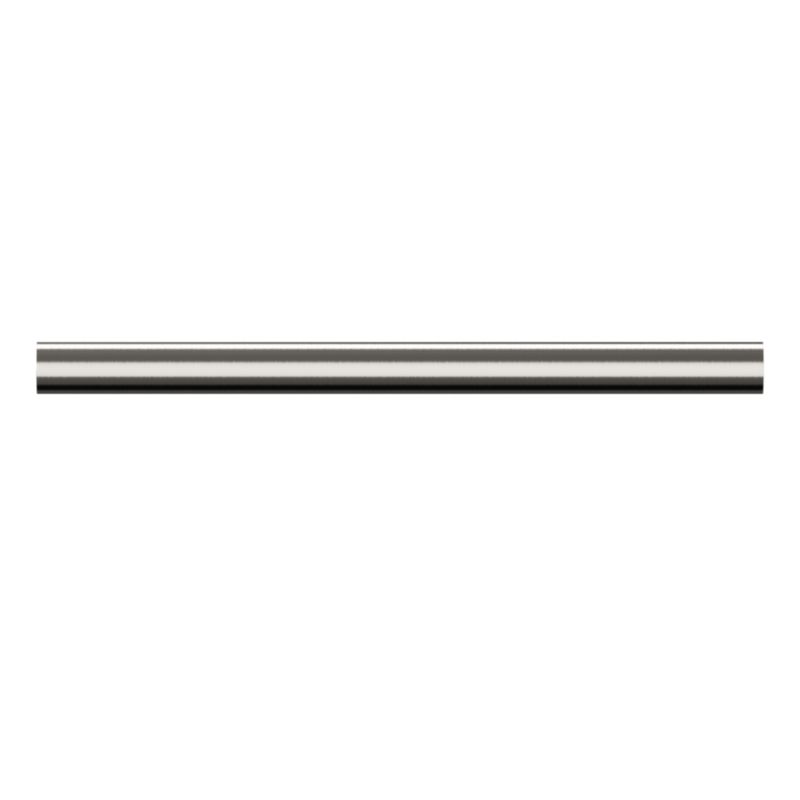 GoodHome Athens enkelt gardinstang 25 mm 160 cm kugle grå