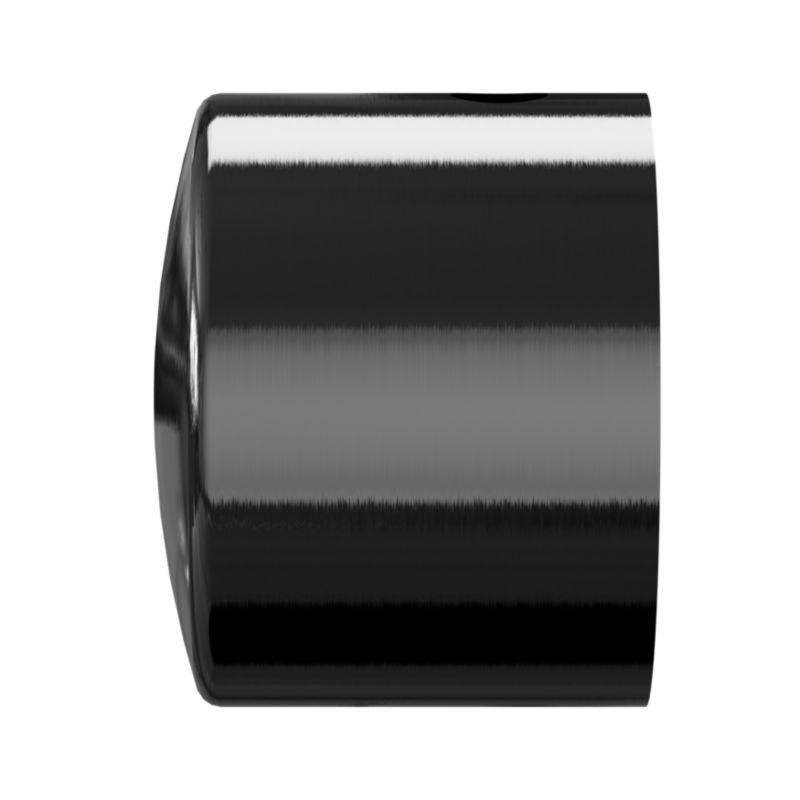 GoodHome Kimlos enkelt gardinstang 19 mm 160 cm med sort endestykke