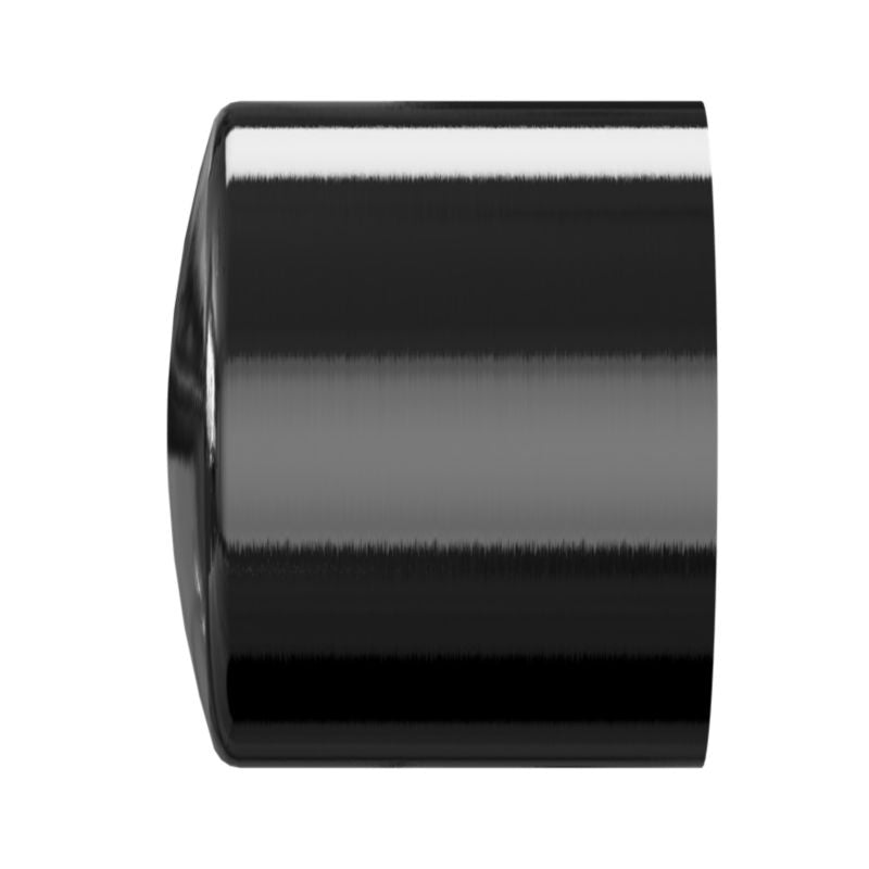 GoodHome Kimlos enkelt gardinstang 19 mm 200 cm med sort endestop