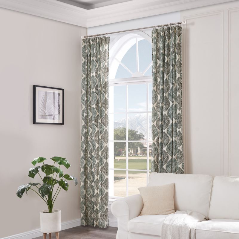 GoodHome Olympe Gala enkelt gardinstang 19 mm 240 cm grå