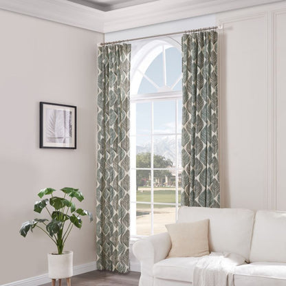 GoodHome Olympe Gala enkelt gardinstang 19 mm 240 cm grå