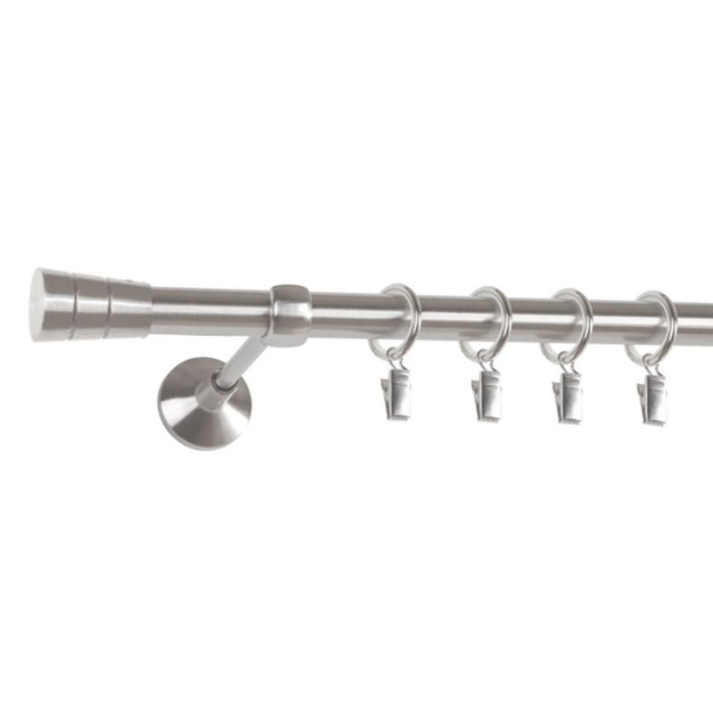 Enkelt gardinstang Siena 19 mm 160 cm satin