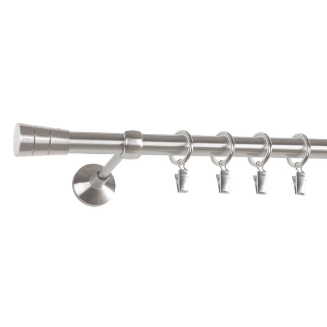 Enkelt gardinstang Siena 19 mm 200 cm satin