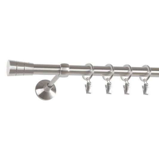 Enkelt gardinstang Siena 19 mm 200 cm satin