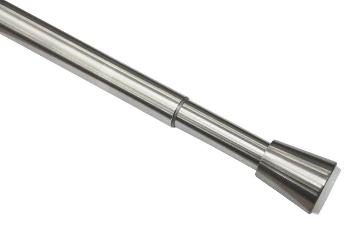 Gardinia teleskopisk gardinstang 30 mm 65 - 100 cm stål