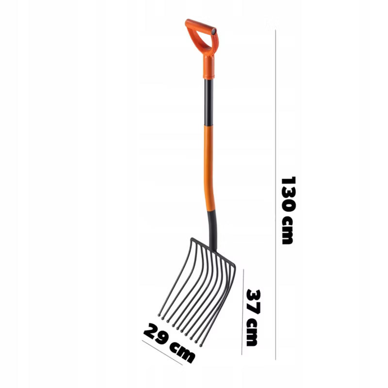 Kartoffelgreb 10 Tænder 128 cm Stål