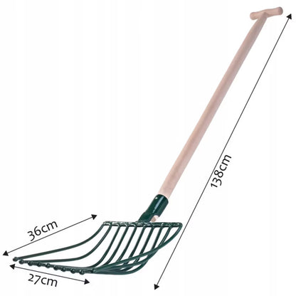 Kartoffelgreb 10 Tænder 138 cm Metal