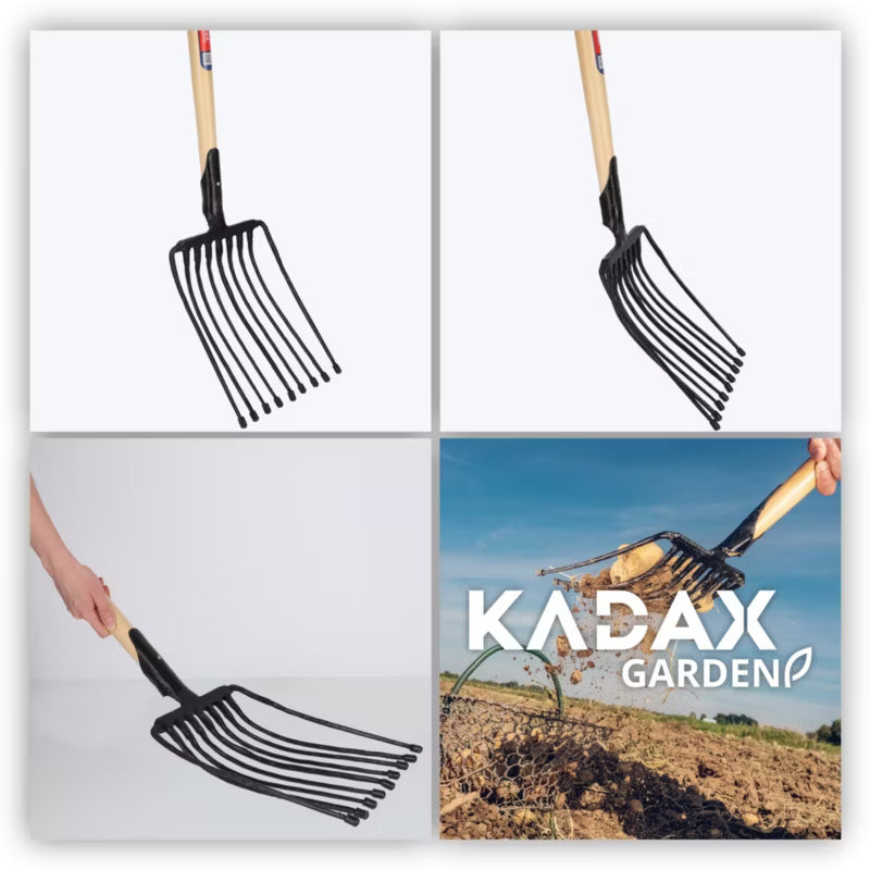 Kartoffelgreb 9 Tænder 129 cm Metal