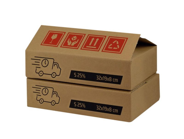 Flyttekarton til forsendelse S 32 x 19 x 8 cm, 2 stk.