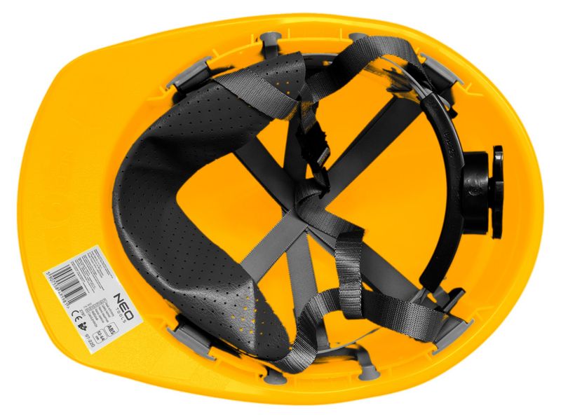 Neo Tools gul industribeskyttelseshjelm