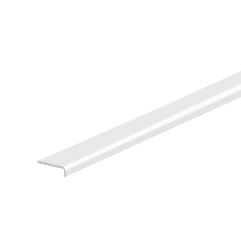 PVC-vinkelprofil 16 x 0,5 x 2400 mm hvid