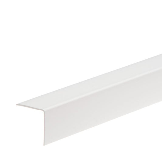 PVC-vinkel 25 x 25 x 2400 mm hvid
