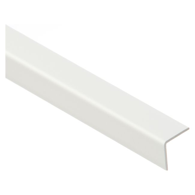 PVC-vinkel Cezar 20 x 20 x 1,1 mm 2 m hvid