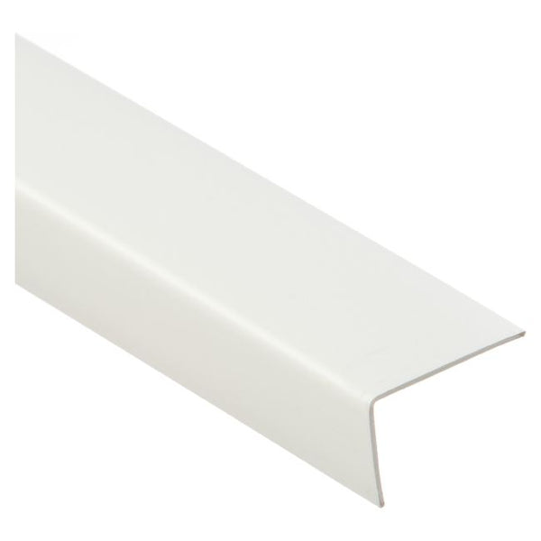 PCV-vinkelprofil Cezar 30 x 20 x 1,1 mm 2 m hvid