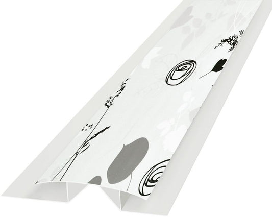Universel PVC-vinkel 2700 mm grå eng
