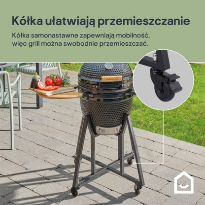 Keramisk Grill Kamado 18 Sort