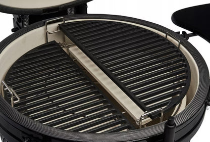 Keramisk Kamado Grill 54 cm Sort med Vogn