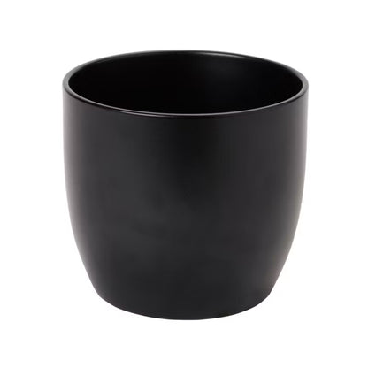 Keramisk Urtepotteskjuler Ø14 cm Sort