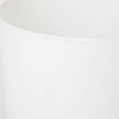 Keramisk Urtepotteskjuler Rund 19 cm Hvid