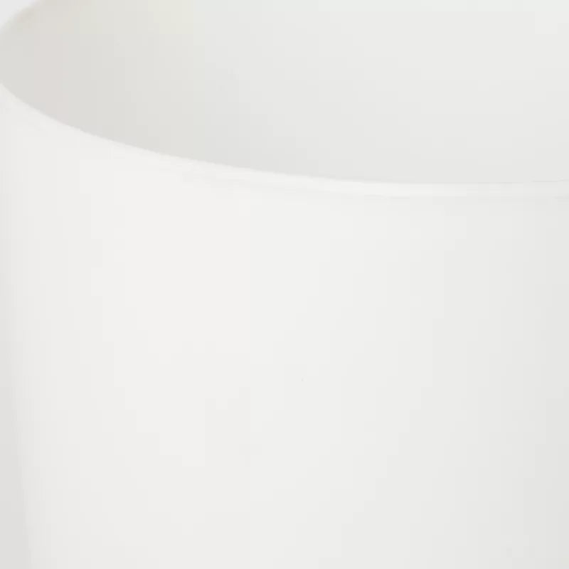 Keramisk Urtepotteskjuler Rund 19 cm Hvid