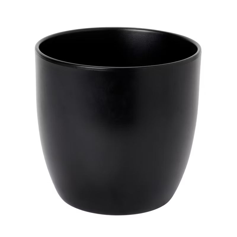 Keramisk Urtepotteskjuler 19 cm Sort