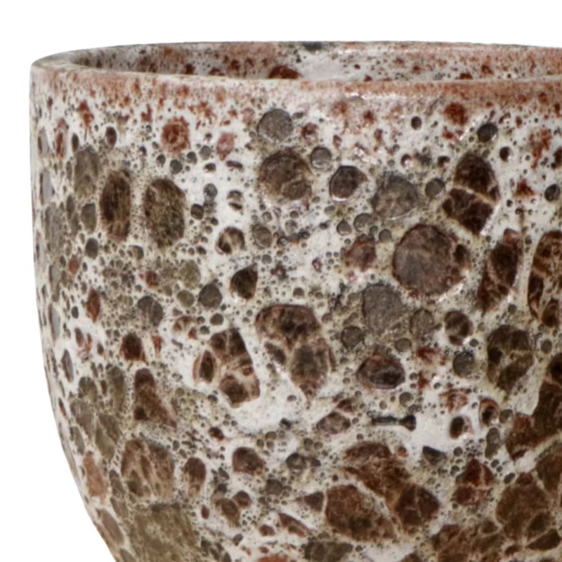 Keramisk Urtepotteskjuler Ø20 cm Antik Brun