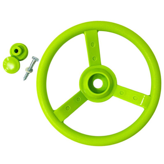 Limonengrøn rat til legeplads 4iQ Group med tilbehør, 1 stk.