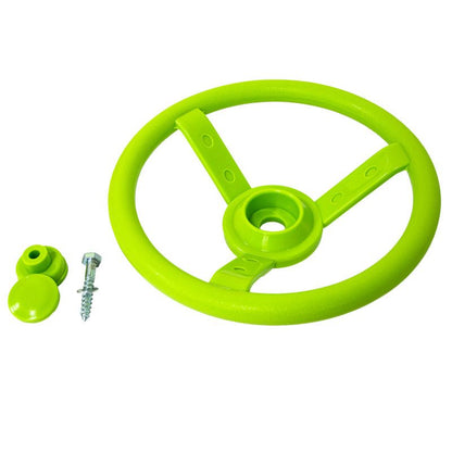 Limonengrøn rat til legeplads 4iQ Group med tilbehør, 1 stk.