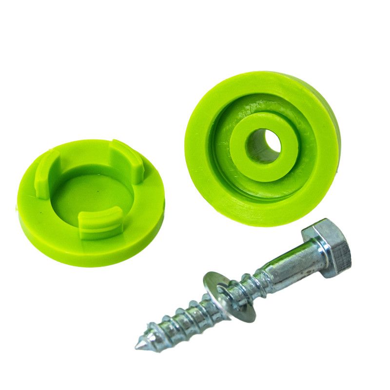 Limonengrøn rat til legeplads 4iQ Group med tilbehør, 1 stk.