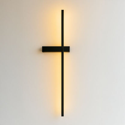 LED-væglampe Milagro 12W 3000K Sort 90 cm
