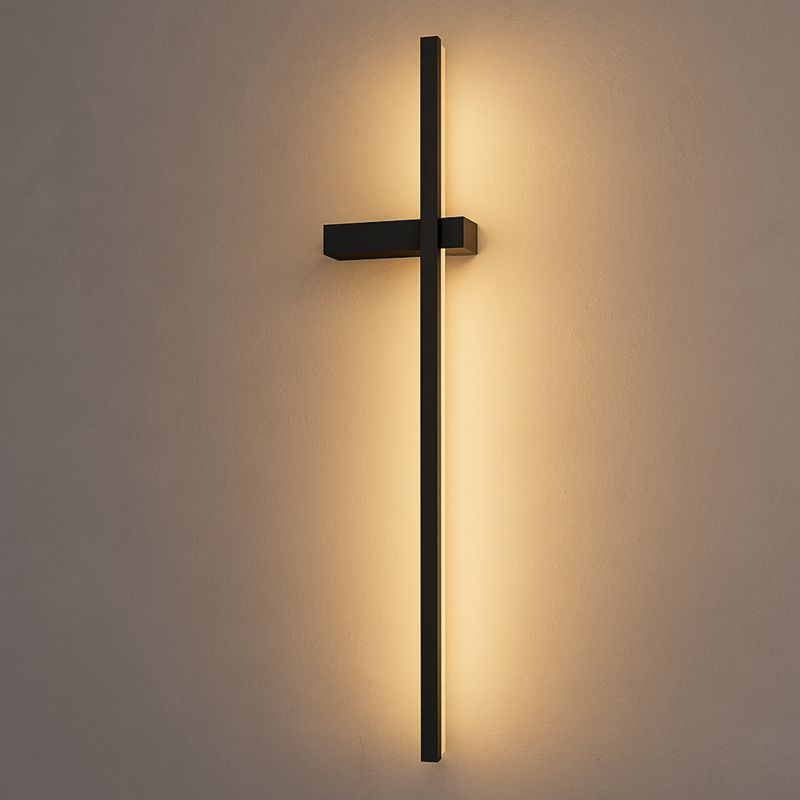 LED Væglampe Milagro Vision 8W 3000 K Sort