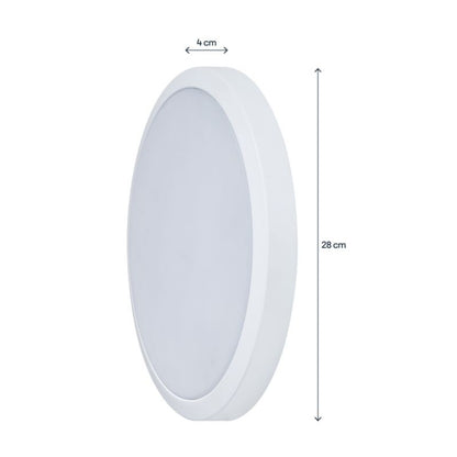 Vægarmatur Mbongo 1650 lm 4000 K IP65 Hvid