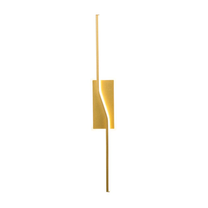 LED-væglampe XUDO 12W 60 cm 4000K Hvid neutral Mat‑guld 1 stk.