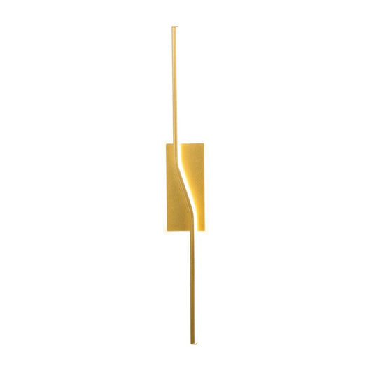 LED-væglampe XUDO 12W 60 cm 4000K Hvid neutral Mat‑guld 1 stk.