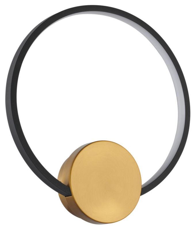 Condida væglampe 960 lm 3000 - 4000 K guld/sort