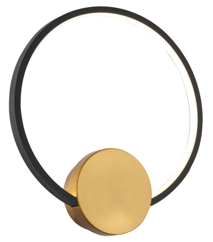 Condida væglampe 960 lm 3000 - 4000 K guld/sort