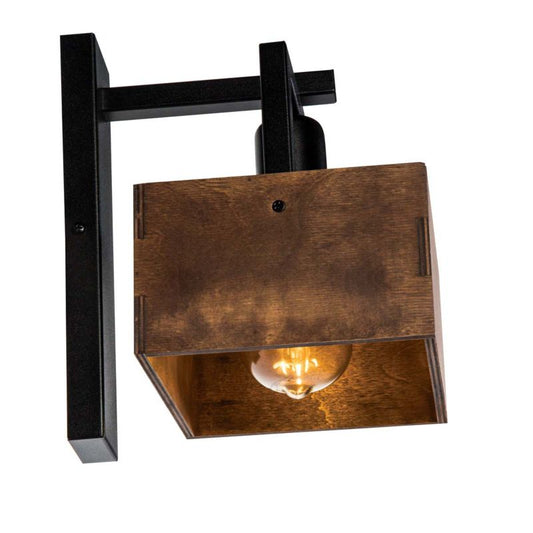 Væglampe Dakota 1 x 60 W E27 brun